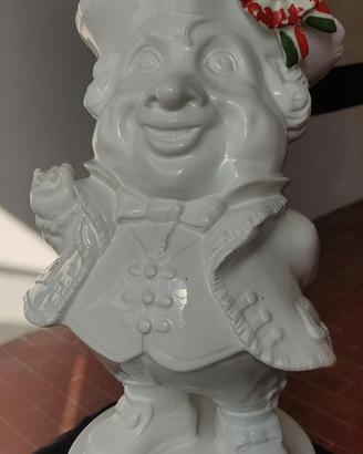Statua in ceramica Gianduia Pubblicitaria Caffarel