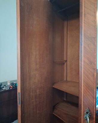 Camera Letto Antica Legno Massello Noce | Armadio 