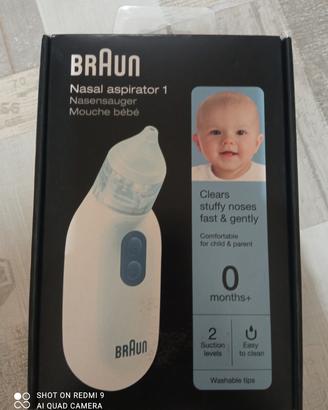 aspiratore nasale braun nuovo
