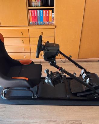 Postazione sim racing completa — Usata con cura
