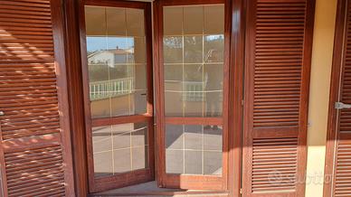 porte finestra in legno 