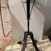 Porta candele in ferro battuto