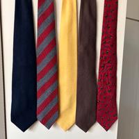 Cravatte uomo pura lana varie marche