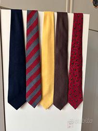 Cravatte uomo pura lana varie marche