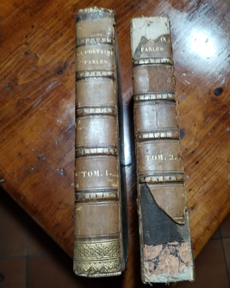 FABLES DE LA FONTAINE (Tome 1 e 2) 1842/1843