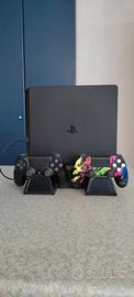 PS4 +giochi+ AIM controller