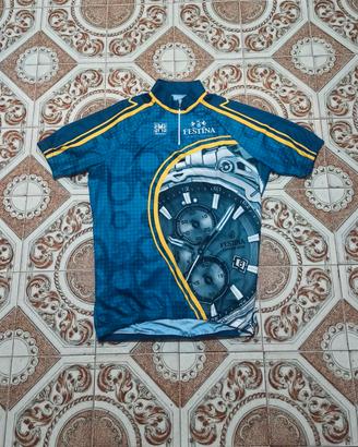 Maglia Ciclismo Vintage Festina SMS Santini - XL