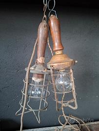 antiche lampade da garage vintage 