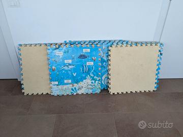 Set di 16 tappetini puzzle grandi