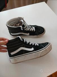 scarpe Vans con suola alta