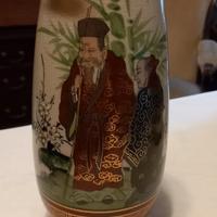 Vaso in porcellana cinese antico dipinto a mano