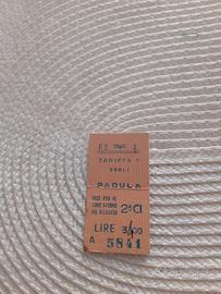 Biglietto viaggiato  FS