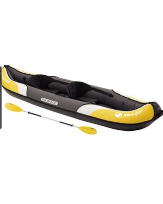 canoa gonfiabile con motore elettrico  