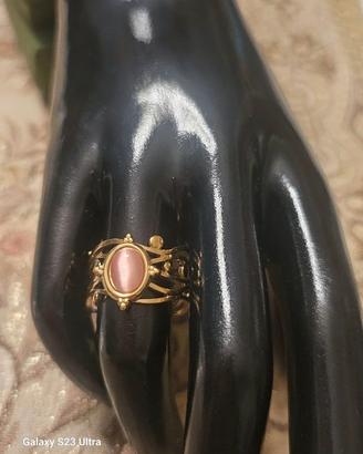 Anello donna dorato in Acciaio Inossidabile