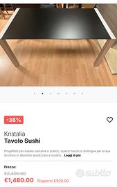 tavolo Kristalia