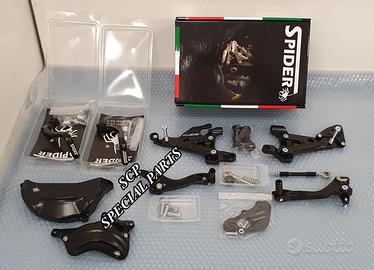 Ducati panigale pedane protezioni carter racing