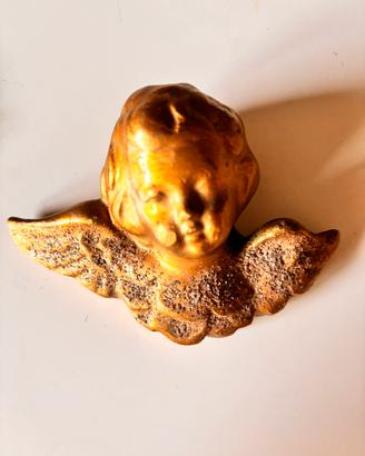 Angioletto da parete color oro