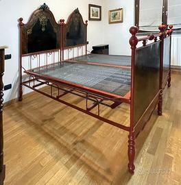 letto in ferro battuto