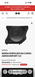 BORSA PORTA BICI DA CORSA AEROCOMFORT 3.0 SCICON
