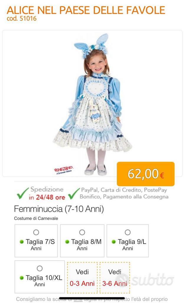 vestito carnevale perfetto - Tutto per i bambini In vendita a Napoli