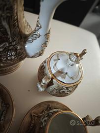 Servizio da caffe in ceramica Capidimonte anni 70