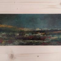 Dipinto ad olio su faesite 1978 - Paesaggio 6