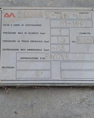 BOTTE LIQUAMI VENDRAME DA 108 HL