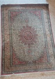 Tappeto persiano seta Qum 70 raj firmato 108x158