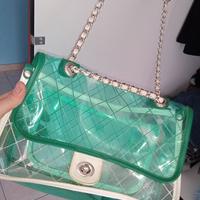 Borsa verde di marca