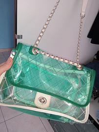 Borsa verde di marca