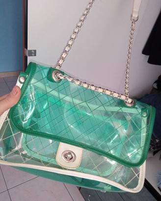 Borsa verde di marca