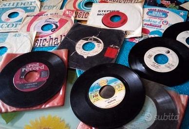 Dischi vinili 45 giri 7" vintage jukebox M-Z