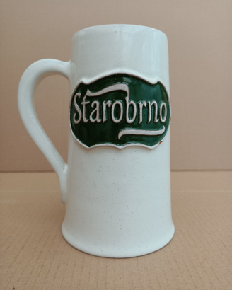 Boccale birra in ceramica Starobrno