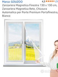 zanzariera magnetica finestra