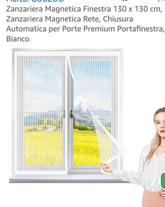 zanzariera magnetica finestra