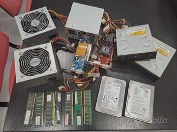 stock componenti computer pc alimentatore video ra