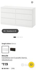 Cassettiera Ikea KULLEN