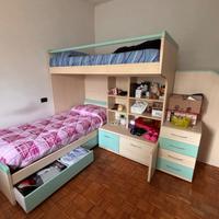 Cameretta su misura e modulare + armadio 6 ante in