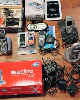 cellulari e tablet vintage 