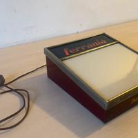 Lampada vintage Ferrania per diapositive