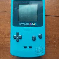 Game boy color turchese,vano batteria sostituito