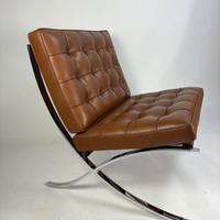 KNOLL BARCELONA -NUOVA- in pelle marrone