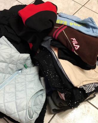 Lotto autunno/inverno bambina 12/13 anni 43 pezzi