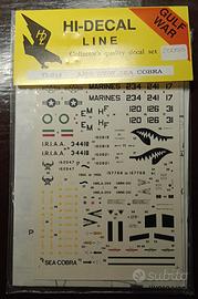 HI-DECAL LINE 72-014 - AH-1 J/T/W Cobra (Gulf War)