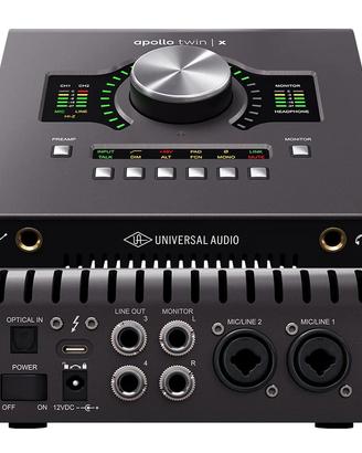 Scheda Universal Audio + bag + cuffia + microfono