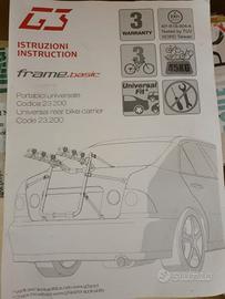 Portabici universale compatibile multipla