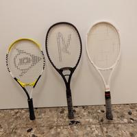 3 racchette tennis