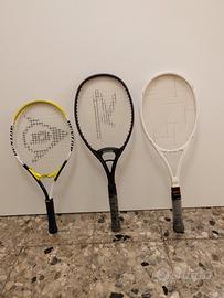 3 racchette tennis