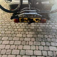 Portabiciclette da gancio traino