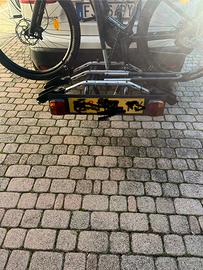 Portabiciclette da gancio traino